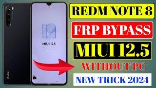 Redmi Note 8 Frp Bypass  Redmi Note 8 Frp Bypass MIUI 12.5  Redmi Note 8 Frp Bypass 2024