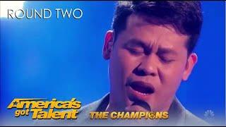 Marcelito Pomoy Philippines Winner SHOCKS America on @AGT Champions