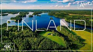 Finland from above  Stunning nature in 4K