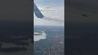 Aerial view of Germany  before landing  with KLM #travel #shorts