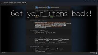 outdated Tutorial- How to recieve stolenscammed steam items back