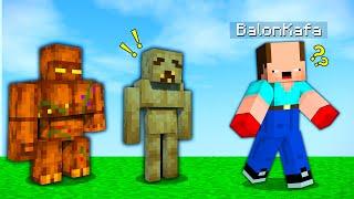 BALON KAFA VS MİNECRAFT #1 - Minecraft