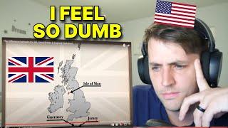 The Difference between the UK Great Britain & England Explained  AMERICAN REACTION