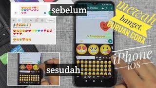 Cara Mengganti Emoji Xiaomi dengan Emoji iPhone iOS di HP Xiaomi Redmi 9 MIUI 11 Android 10