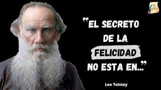 Reflexiones profundas del escritor Leo Tolstoy I frases sabias