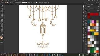 Ramadan Kareem Islamic Design in Illustrator