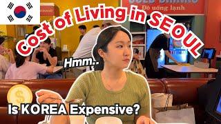 Sub How Much I spend in 1 Day living in SEOUL KOREA  Cost of Living in Seoul  Learn Korean