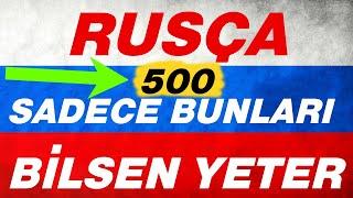 RUSÇA SADECE BUNLARI BİLSEN YETER Rusça Kelimeler Cümleler Öğreniyorum 4