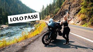 Riding the legendary LOLO PASS Solo Motorcycle Trip to Western MONTANA