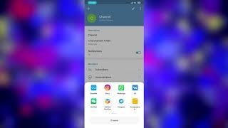 Как поделиться ссылкой на профиль канал или группу в Telegram