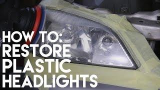 How To Restore Faded Plastic Headlights PERMANENTLY Headlight restoration tips.