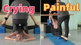 Painful Stretching Intense Chinese Dance Training