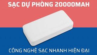 Sạc dự phòng Redmi 20.000mAh  Tích hợp sạc nhanh 18W