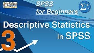 03 Descriptive Statistics and z Scores in SPSS – SPSS for Beginners