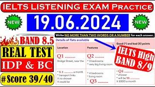 IELTS LISTENING PRACTICE TEST 2024 WITH ANSWERS  19.06.2024