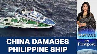 More Chinese Aggression Philippine Ships Attacked with Water Cannons  Vantage with Palki Sharma