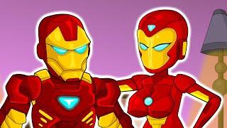 Iron man X Iron Woman ft. Pepper Potts Animated Parody
