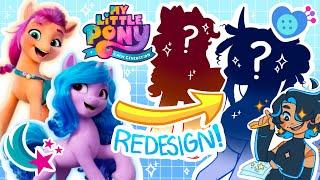 redesigning my little pony gen 5   speedpaint + commentary