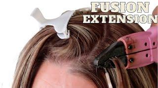 HOW TO INSTALL KERATIN HOT FUSION HAIR EXTENSIONBEGINNER FRIENDLY