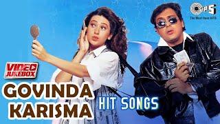 Govinda & Karisma Kapoor Super Hit Songs  Video Jukebox  90s Hits  Govinda Karisma Dance Hits