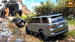 Toyota 4Runner & Land Rover Defender  OFFROAD CONVOY  Forza Horizon 5Thrustmaster T300RS gameplay