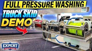 Full Pressure Washing Truck Skid Demo Tom’s Skid