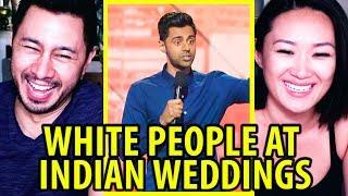 WHITE PEOPLE AT INDIAN WEDDINGS  Stand Up Comedy  Reaction by Jaby & Danni