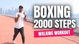 15 Min Boxing Walking Workout  2000 steps  Boxercise