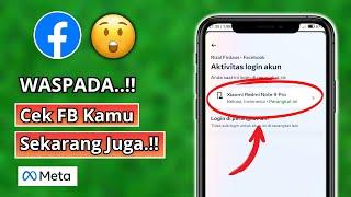 CARA MELIHAT PERANGKAT YANG MASUK KE FB TERBARU 2024