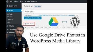 Use Google Drive Photos in WordPress Media Library  Without Plugins 