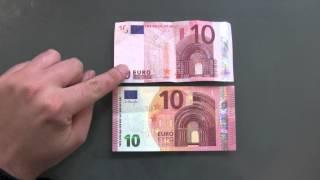 Neuer 10 Euro Schein vs Alter 10 Euro Schein