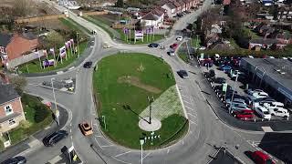 Bodged Cross Keys Roundabout - Crewe DJI Mavic Pro