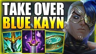 HOW TO COMPLETELY TAKE OVER THE JUNGLE BY ABUSING BLUE KAYNS SPEED Gameplay Guide League of Legends