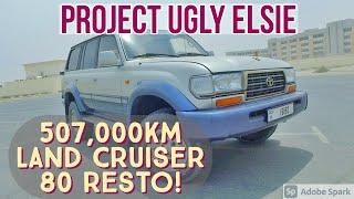 NEW PROJECT. We restore a 507000km Land Cruiser.
