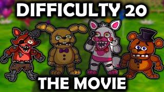 FNAF WORLD DIFFICULTY 20 - THE MOVIE