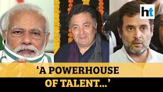 RIP Rishi Kapoor PM Modi Rahul Gandhi & other politicians pay tribute to veteran actor