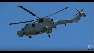 Algerian Navy Super Lynx departs MVK De KooyDen Helder airport after fuelstop