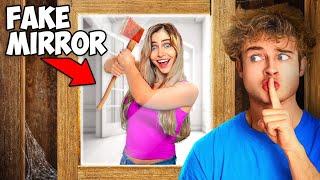 I Built a SECRET Mirror To Spy On My Crazy Ex Girlfriend