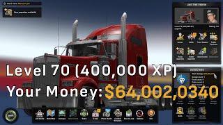 How To CHEAT MONEY & XP In American Truck Simulator NO MODS Works For Multiplayer