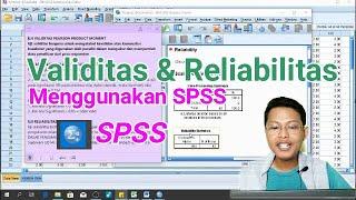 Validitas dan Reliabilitas menggunakan SPSS