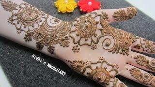 Arabic Mehndi Designs for Front Hand