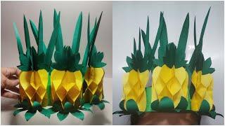 DIY PINEAPPLE CROWN FOR NUTRITION MONTH
