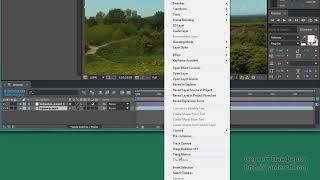 Привязка маски слоя к траектории движения в Adobe After Effects