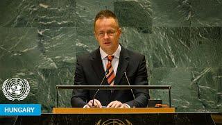  Hungary - Foreign Affairs Minister Addresses United Nations General Debate 79th Session  #UNGA