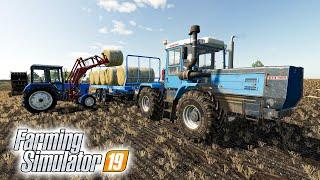 ЗАГОТОВКА СОЛОМЫ ДЛЯ КОРОВ СЕЛО ЯГОДНОЕ FARMING SIMULATOR 19