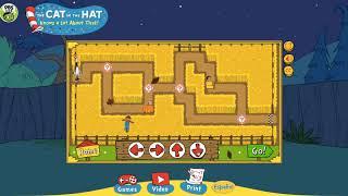 Playing Cat in the Hat Corn Maze game from PBS Kids