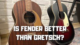 CHEAP Acoustic Guitars - Fender Sonoran Mini vs Gretsch Jim Dandy