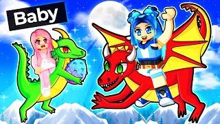 We adopted Baby Dragons in Roblox