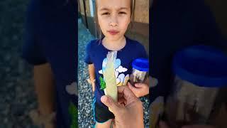 CUTE GIRL EATING AVOCADO ICE CANDY OR POPSICLE #short #shorts #avocado #popsicle #candy #cute