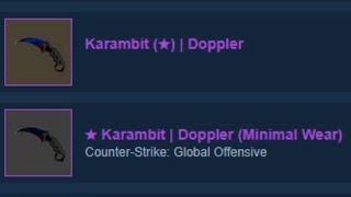 DONT BUY THIS KARAMBIT ON STEAM NEW SCAM